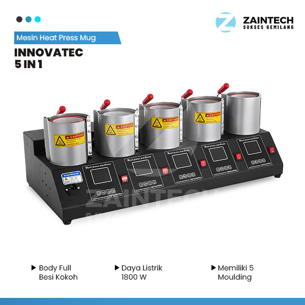 Serupa Mesin Heat Press Mug INNOVATEC 5In1 (5 Molding)